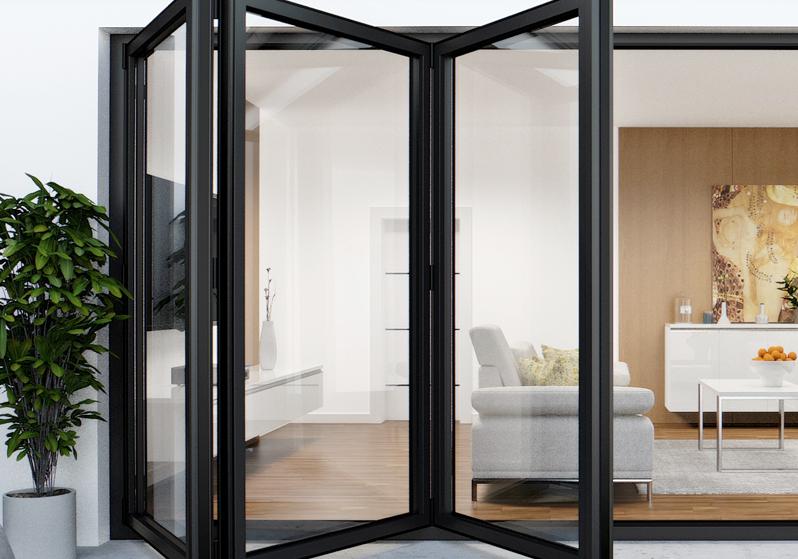 Bi Fold Doors Aluminium windows and doors manufacturer UK - Profal Aluminium