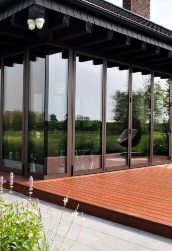 decalu-88-folding-doors-realisation Aluminium windows and doors manufacturer UK - Profal Aluminium