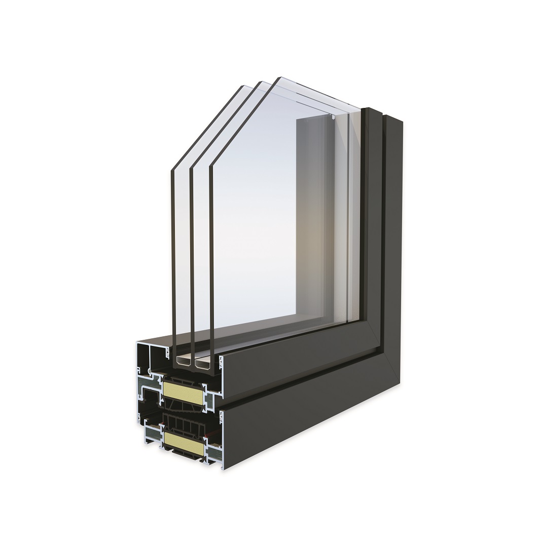decalu-88-standard - Aluminium windows and doors manufacturer UK - Profal Aluminium