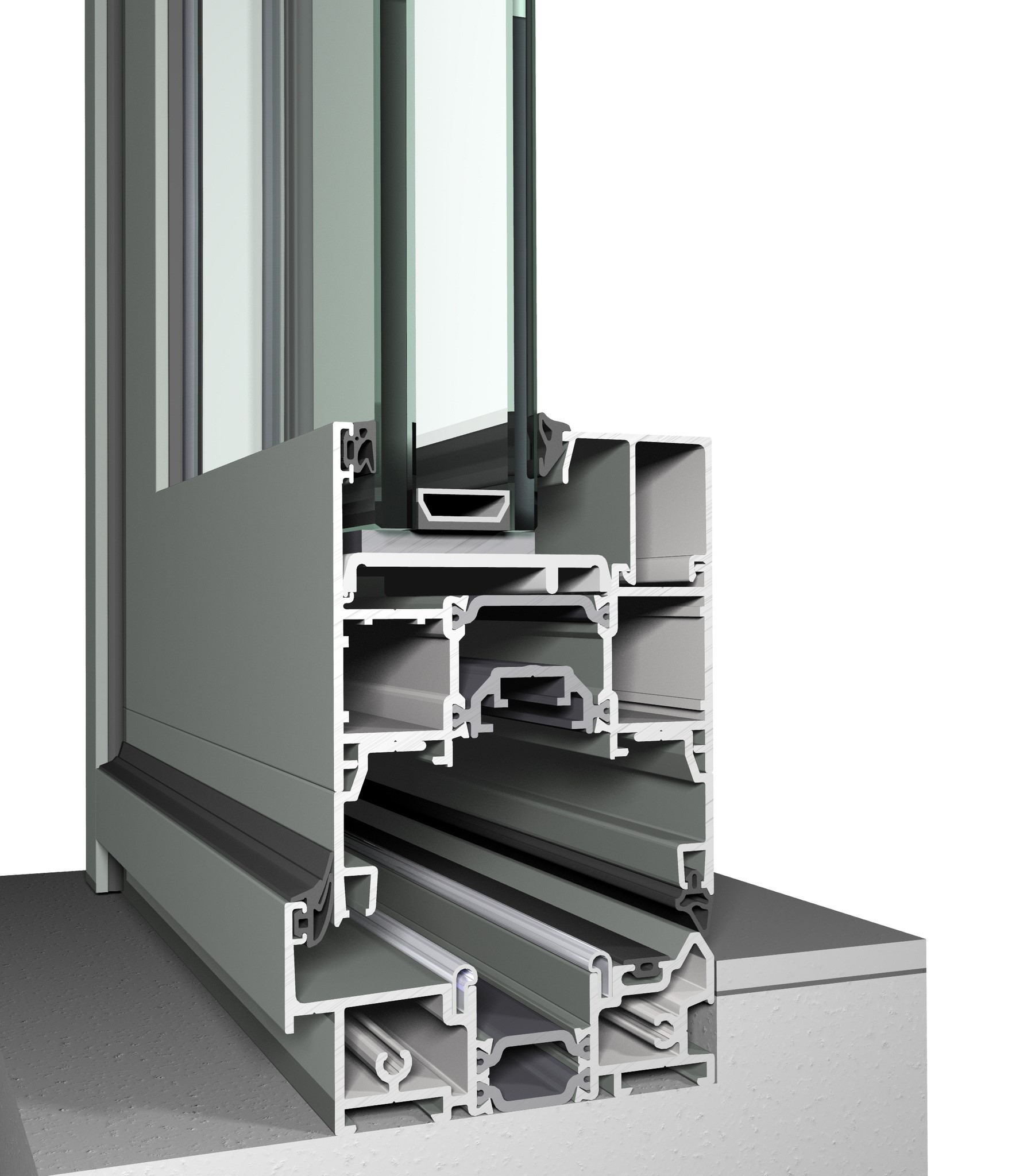 cf-77-reynaers - Aluminium windows and doors manufacturer UK - Profal Aluminium